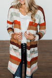 Stripe Cardigan with Pockets