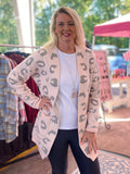 Pink Leopard Cardigan