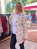 Pink Leopard Cardigan