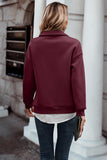 Wine Pullover Loose Hoodie