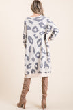 Taupe Leopard Cardigan