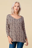 Neon Color Leopard Print Top