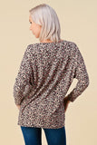 Neon Color Leopard Print Top