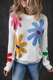 Floral Crewneck Sweater