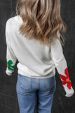 Floral Crewneck Sweater