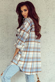 Sky Blue Plaid Shacket