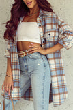 Sky Blue Plaid Shacket