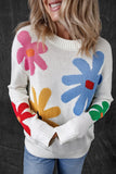 Floral Crewneck Sweater