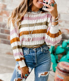 Leopard Print V-Neck Loose Top