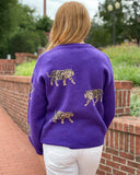 Purple Tiger Sweater