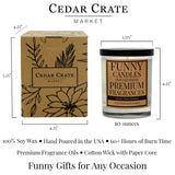 Sarcasm Candle