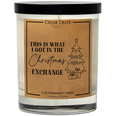 Christmas Exchange Candle