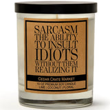 Sarcasm Candle